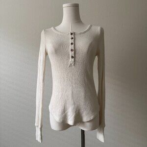 Faherty Cloud Henley - Ivory